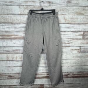 Small Nike Mens Thermafit Grey Sweatpants 379431-064 - "Knockout"